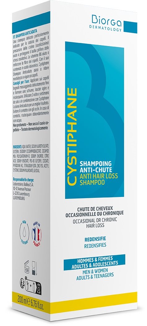 CYSTIPHANE Shampoing Anti-Chute Cheveux Fortifiés 200 ml