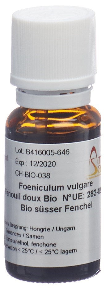 AROMASAN Huile Essentielle Fenouil Doux Bio 15ml | Digestion Apaisée