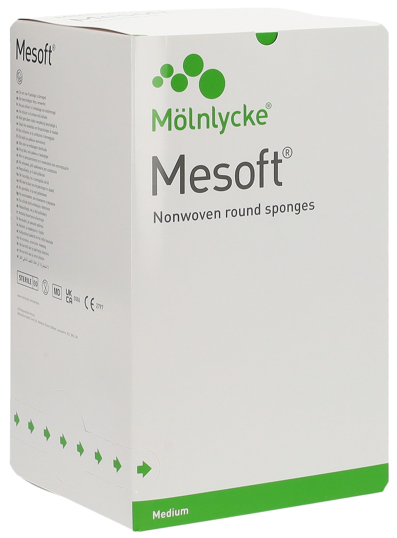 MESOFT NW Tampons Ronds Stériles 35mm Soin &amp; Hygiène | 20x5 Pièces