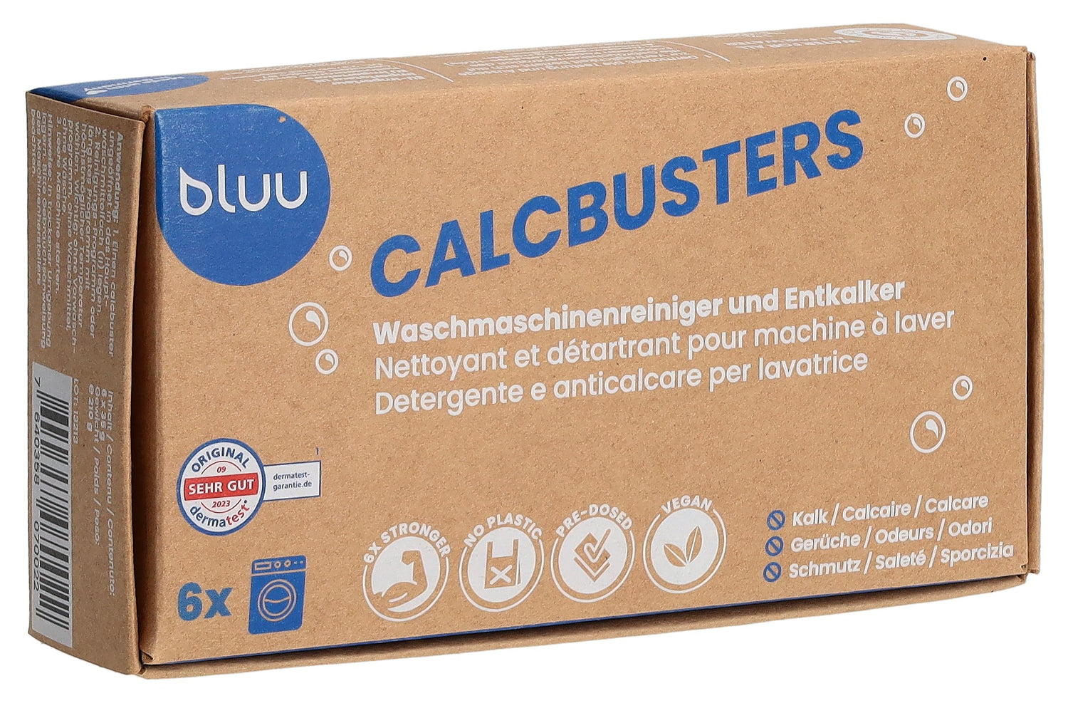 BLUU Calcbusters 6 Sachets Détartrant Puissant | Efficacité Propre