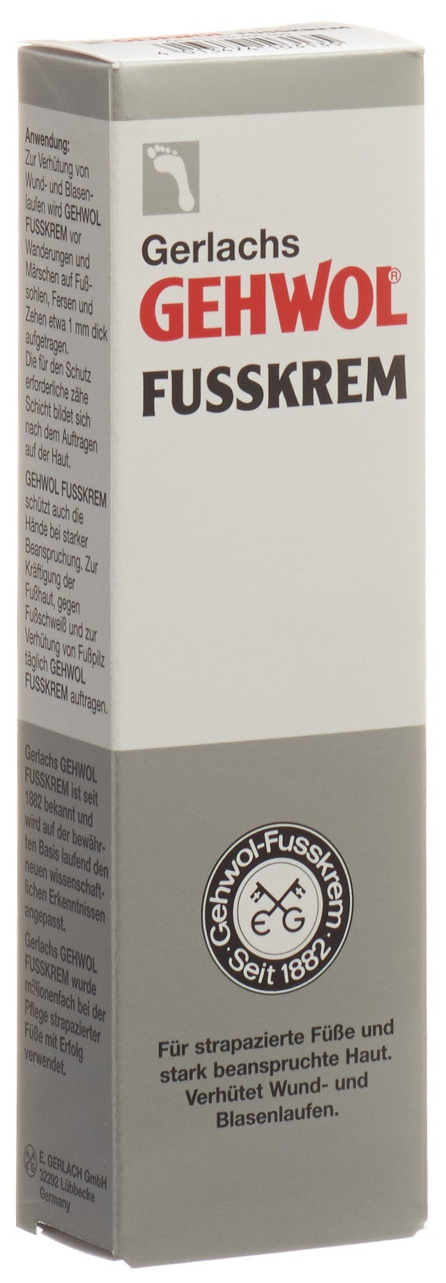 GEHWOL Crème Pieds Réparatrice Intense | Tube 75 ml