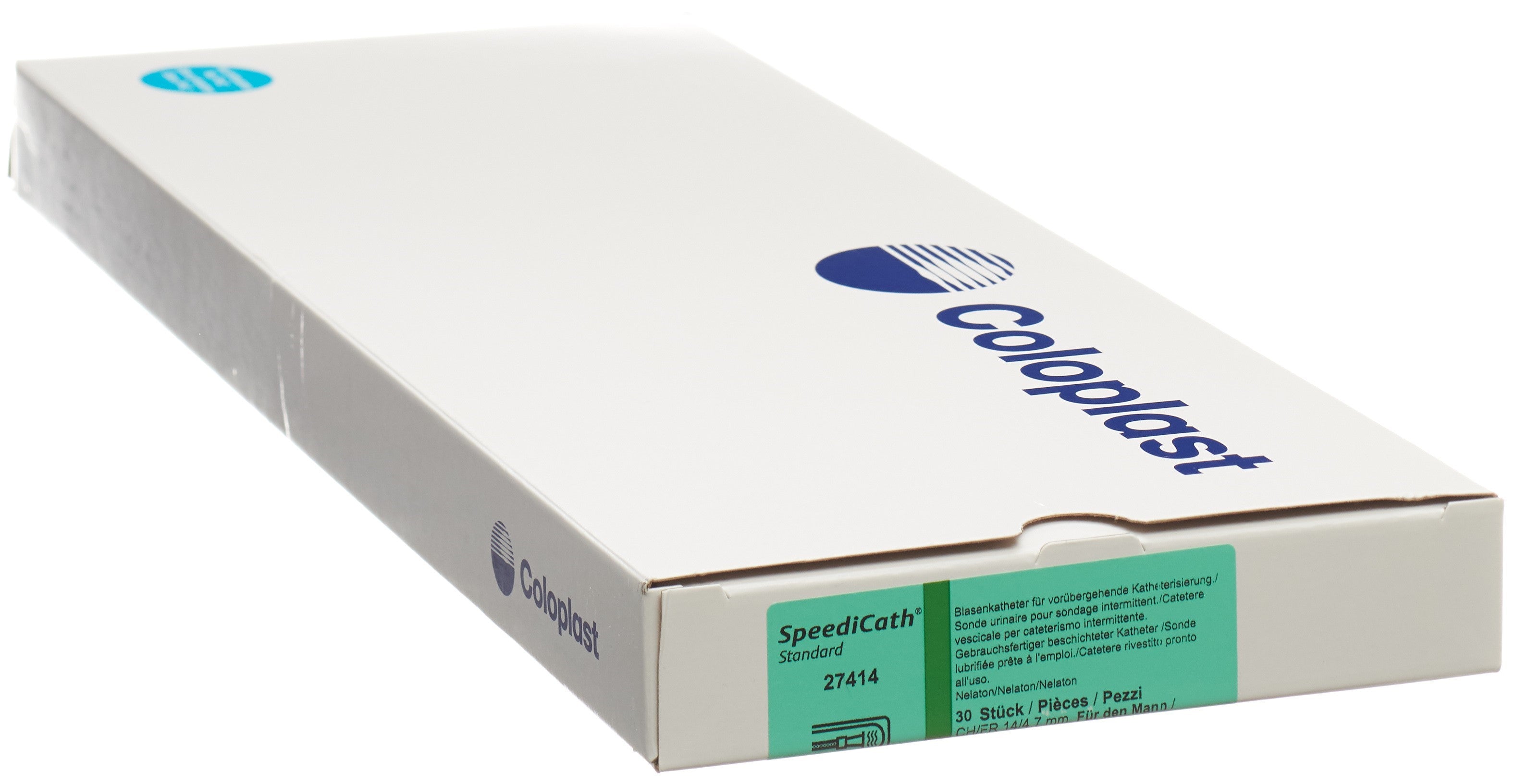 SpeediCath Sonde Urinaire Homme CH14 40cm Confort &amp; Sécurité | Boîte 30