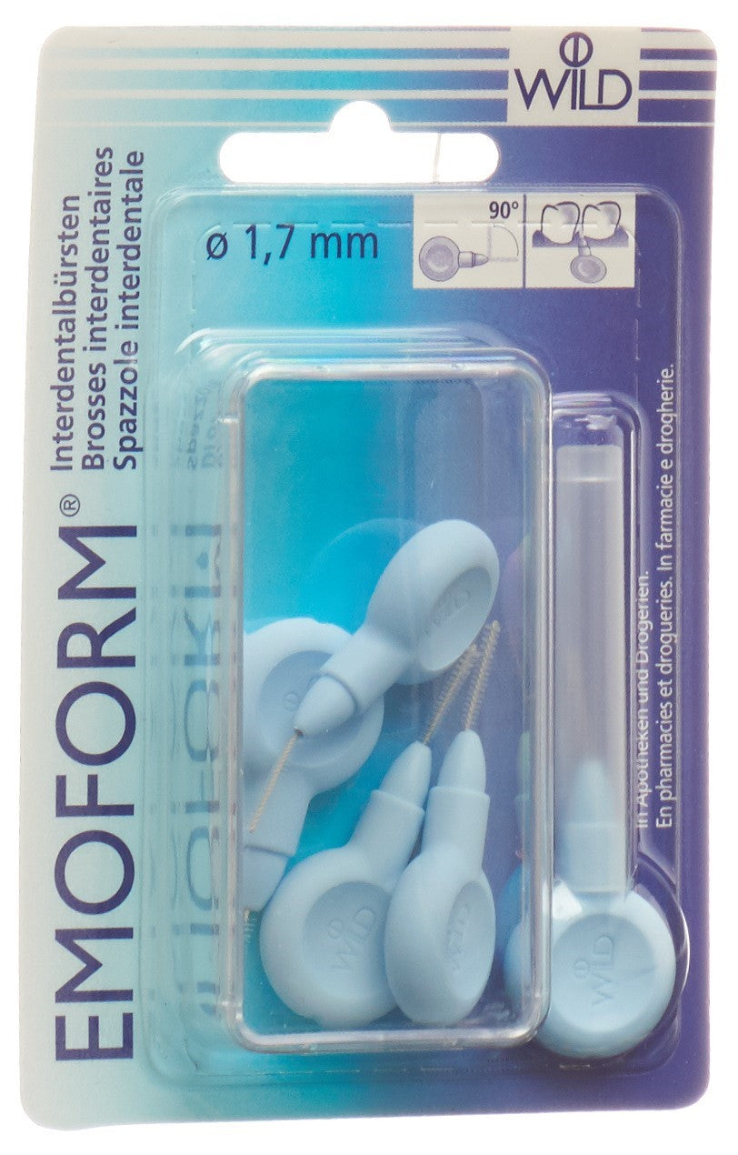 EMOFORM Brosse Interdentaire 1.7mm Nettoyage Profond | Lot de 5
