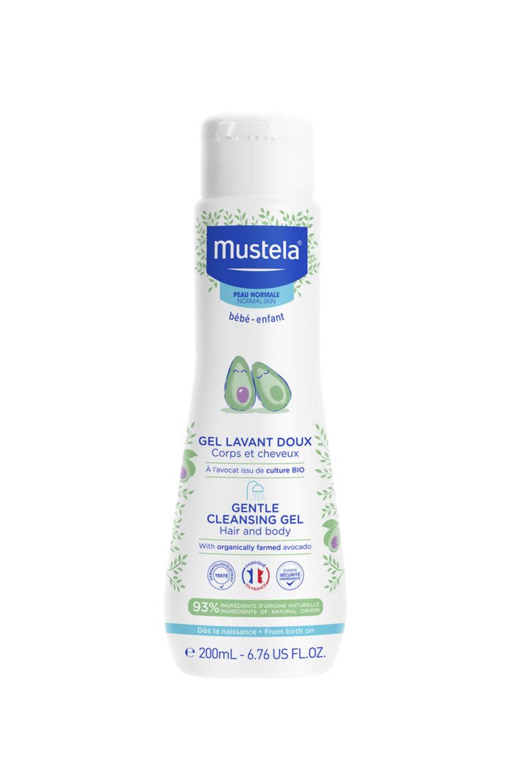 Mustela Gel Lavant Doux Bébé Peau Normale Nettoie &amp; Protège 200 ml