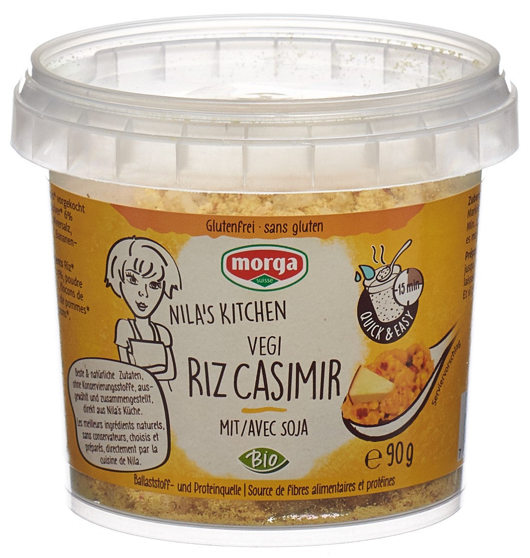 MORGA Riz Casimir Soja Végétarien Bio 90g | Sans Gluten