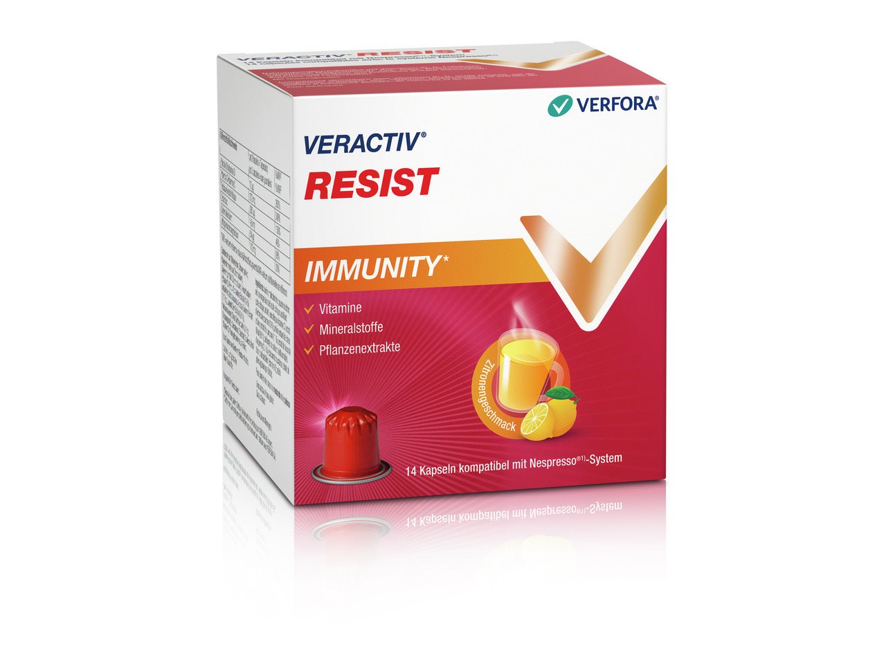 VERACTIV Resist capsules nespresso alu 14 pce
