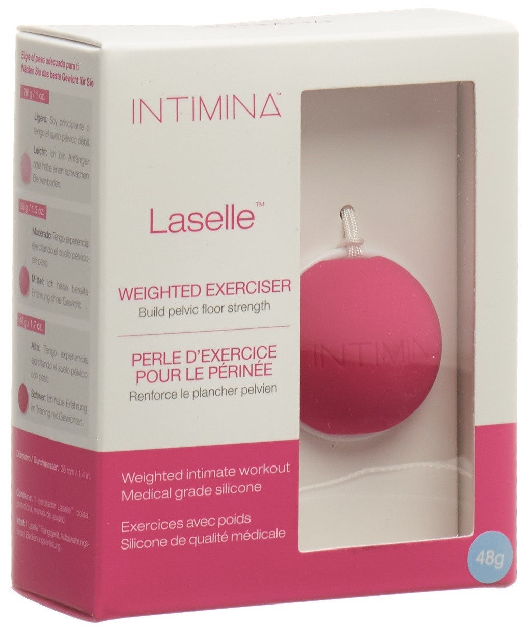INTIMINA Laselle Perle Exercice Pelvien Renforcement | 48 g