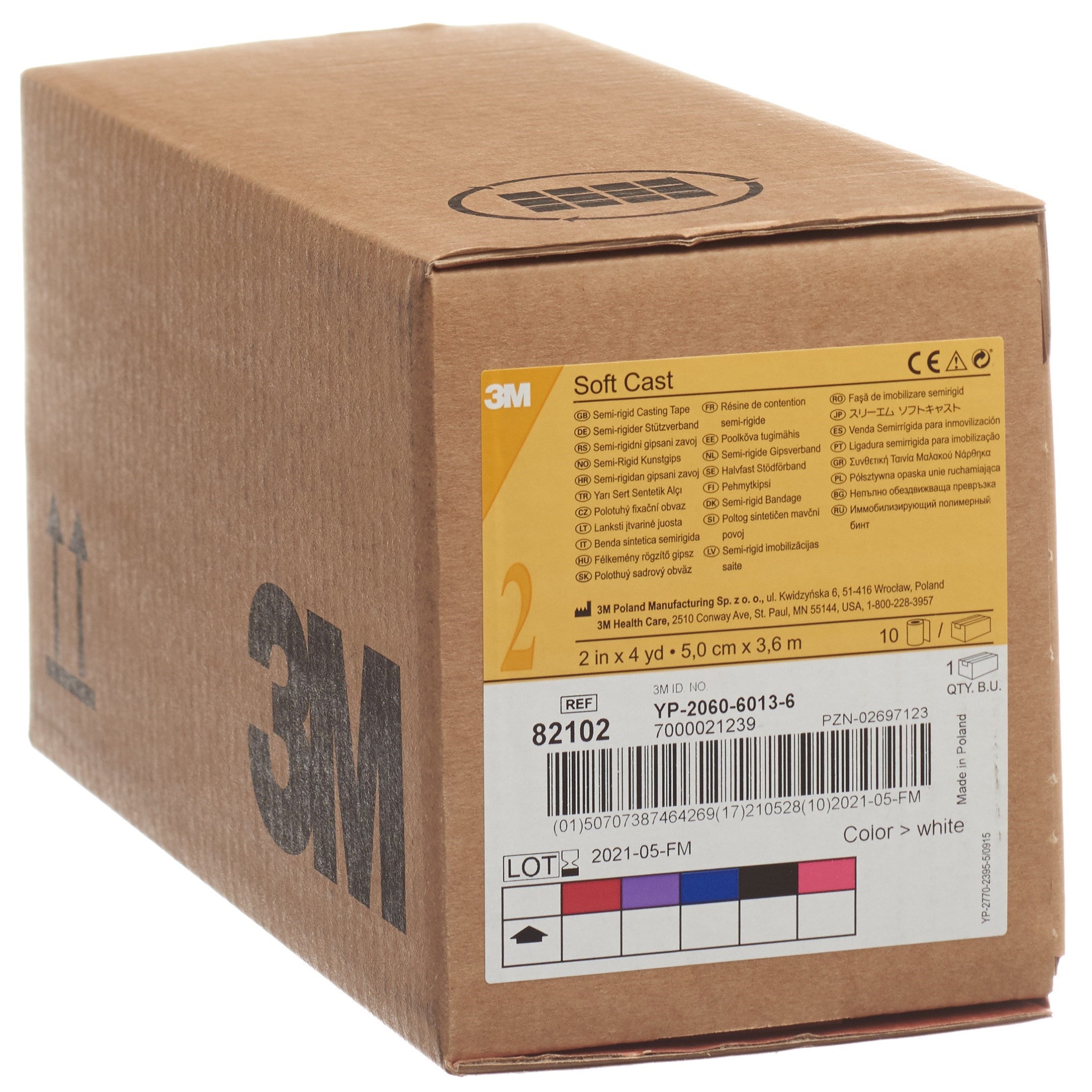 3M scotchcast softcast 5cmx3.65m blanc 10 pce