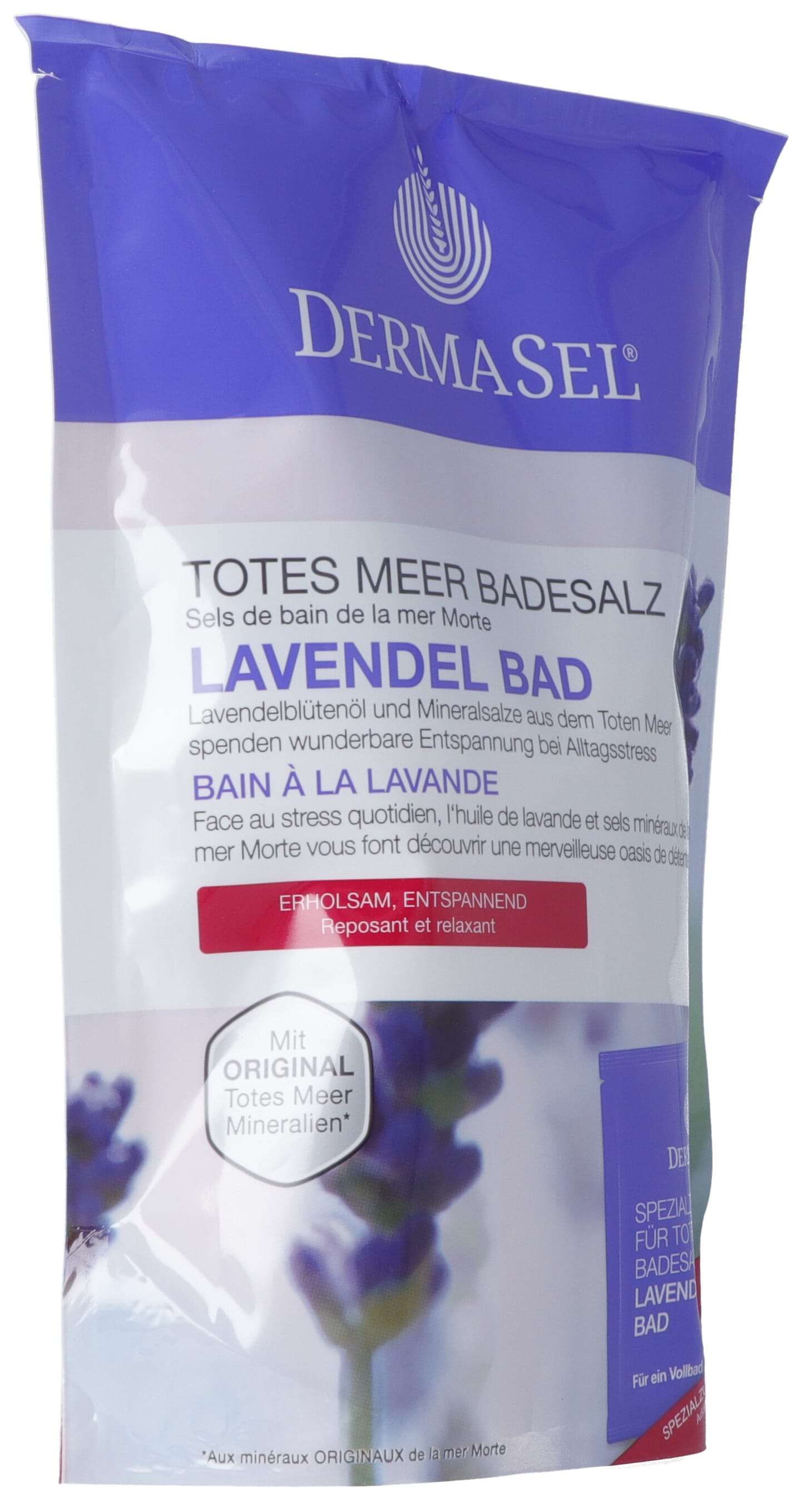 DERMASEL Sel de Bain Lavande Relaxant 400 g