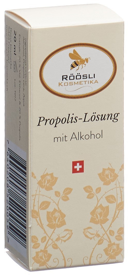 ROÖSLI Propolis Solution Alcool 20 ml | Soin Apaisant