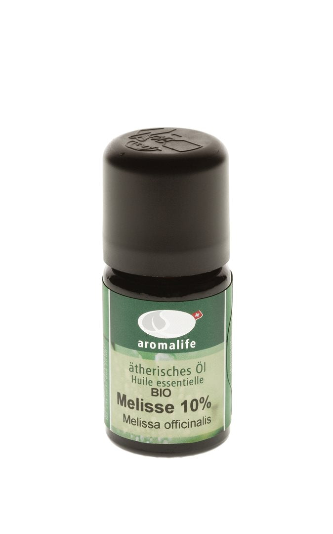 AROMALIFE Mélisse Huile Essentielle Bio 10% 5 ml Calmant