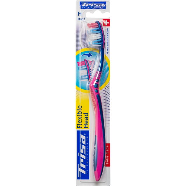 TRISA Flexible Head Brosse à Dents Hard | Soin Buccal Efficace