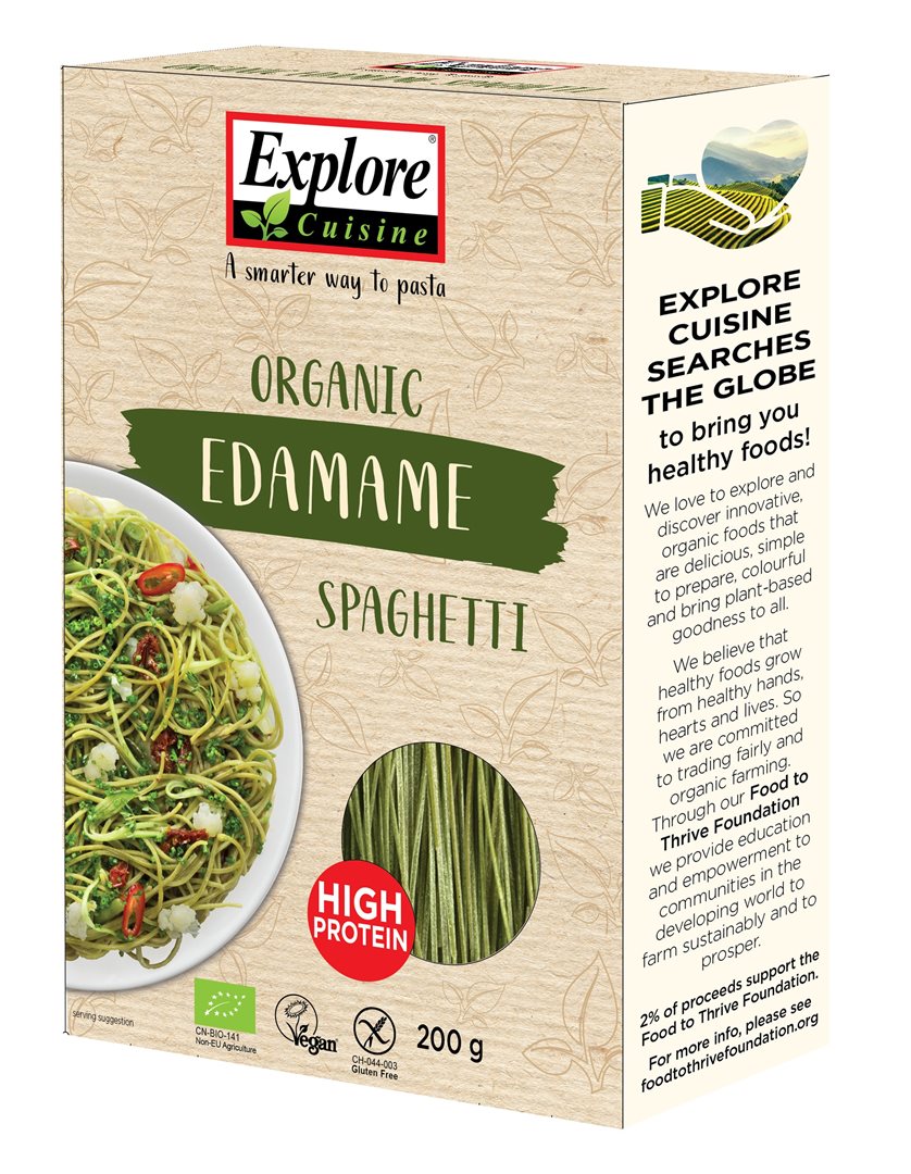 EXPLORE CUISINE Spaghetti Edamame Bio 200 g | Sans Gluten