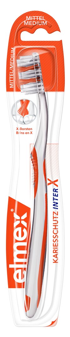 ELMEX PROTECT CARIES Brosse à Dents Medium | Protection Anti-Caries
