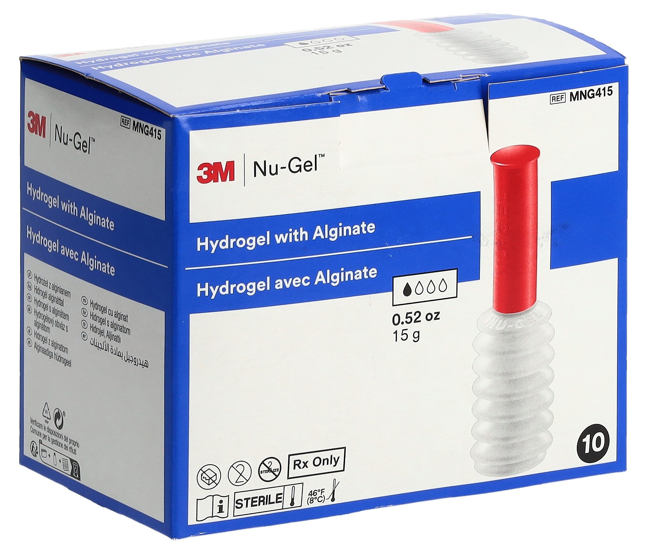 NU GEL Hydrogel Alginate Cicatrisation | 10 x 15 g