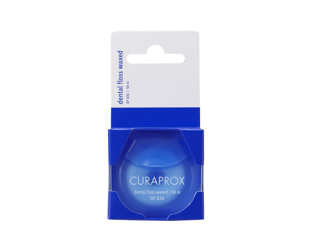 CURAPROX Brosse à Dents Électrique DF 834 Fil Dentaire Cire Menthe 50m