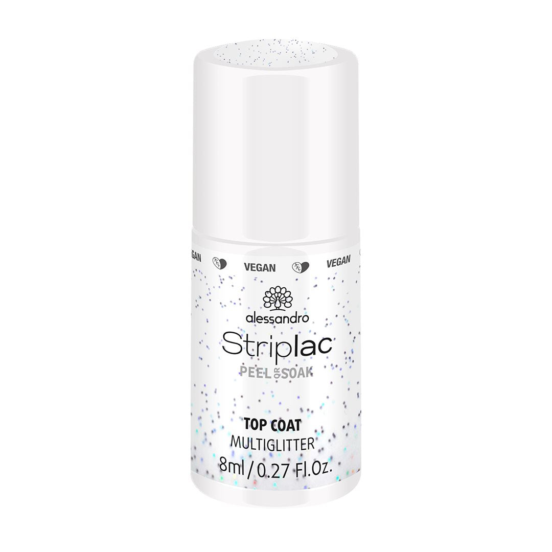 ALESSAN Striplac Top Coat Multiglitter 8 ml