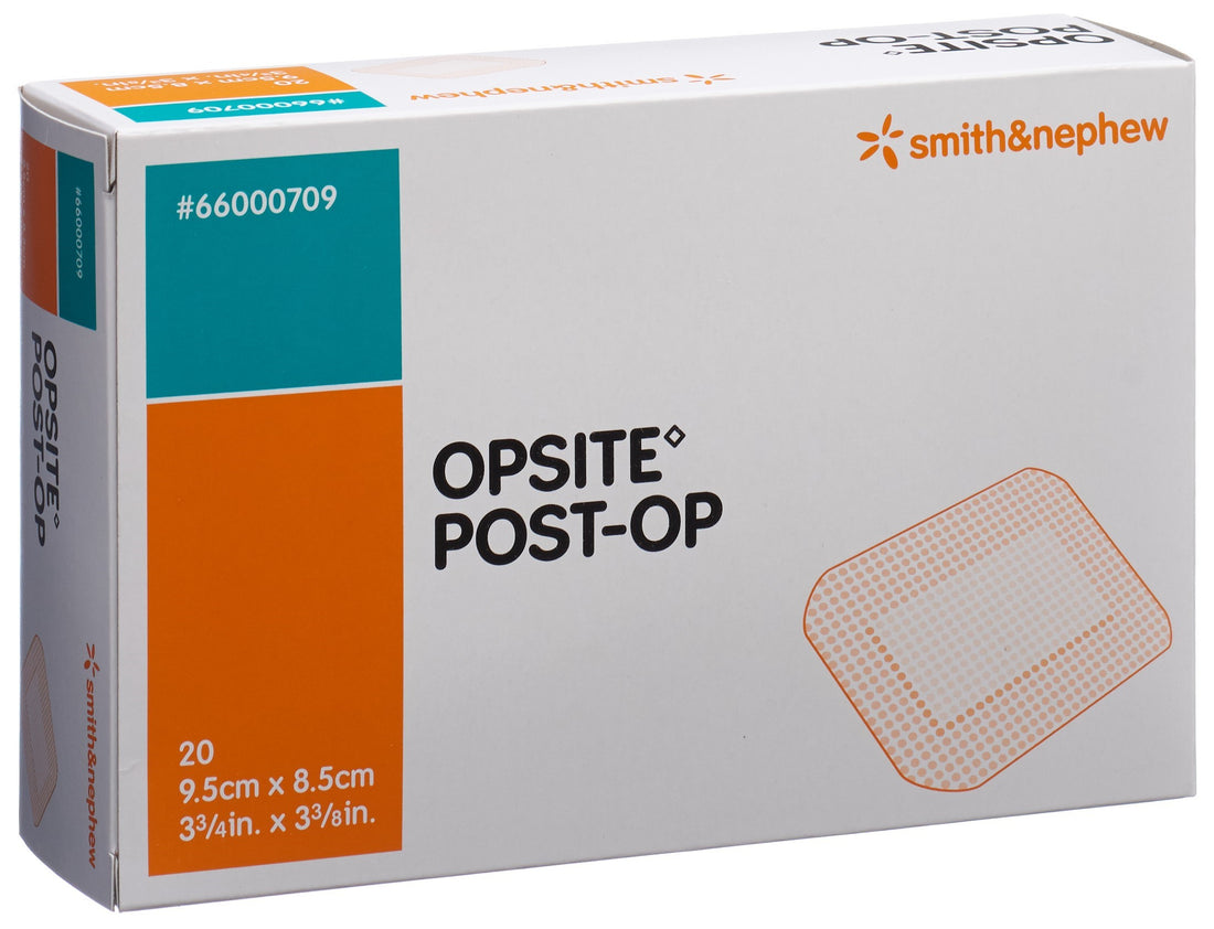 OPSITE POST-OP Pansement Film 9.5x8.5cm Stérile 20 Sachets
