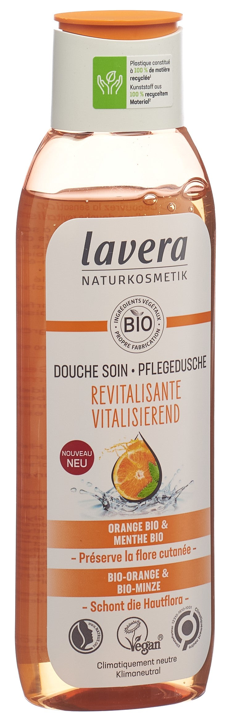 LAVERA Douche Soin Revitalisant Bio &amp; Men 250 ml | Corps &amp; Cheveux