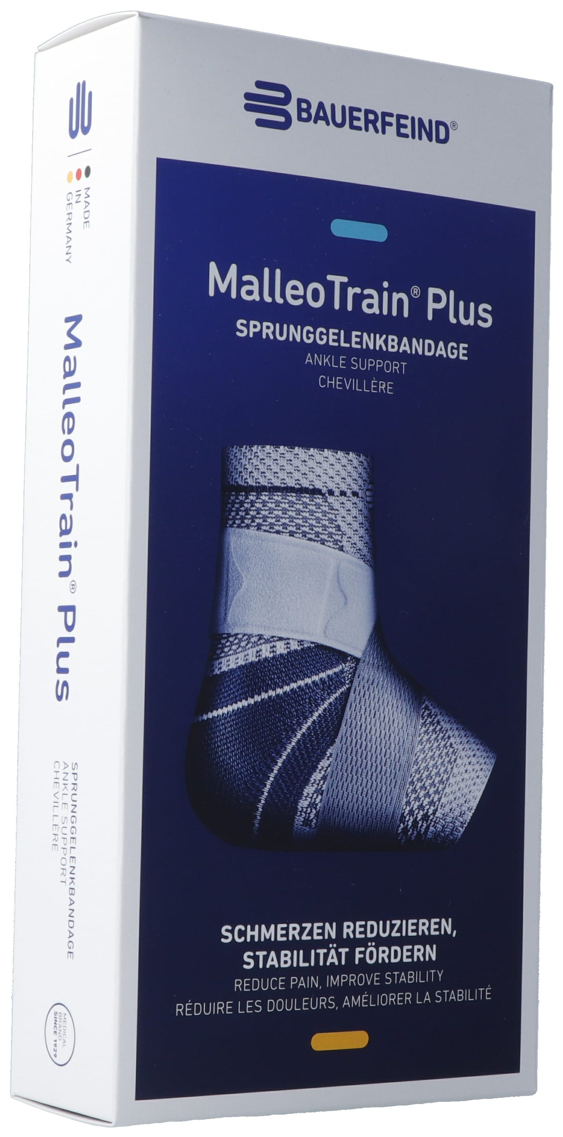 Bauerfeind MalleoTrain P Attelle Cheville Active Taille 4 Titane Confort
