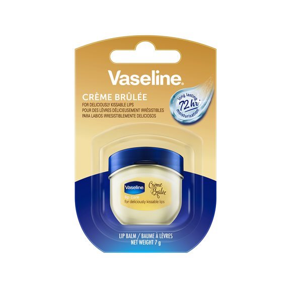 VASELINE Lip Balm Mini Jar crème brûlée 7 g