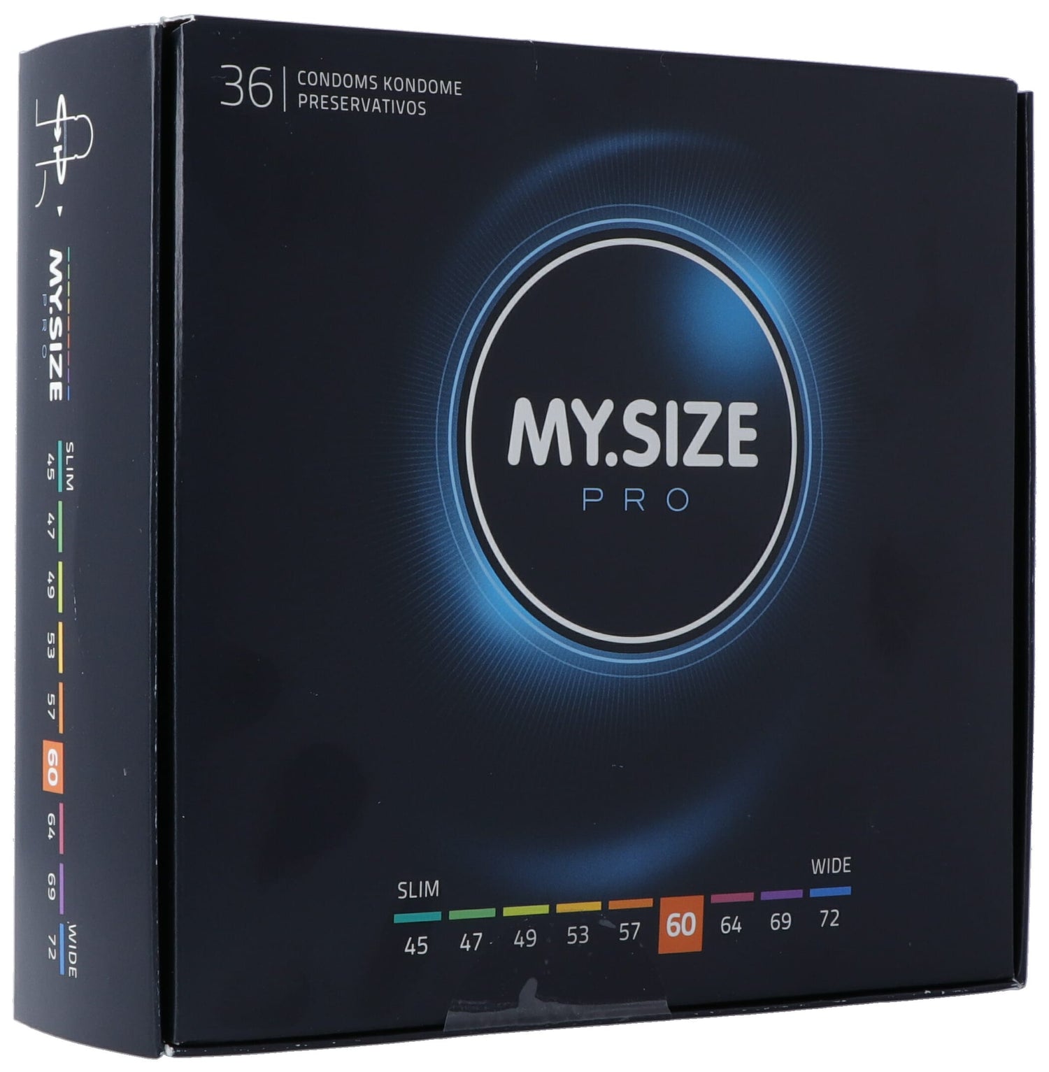 MY SIZE PRO Préservatifs 60mm Confort &amp; Sécurité | Lot 36 Unités