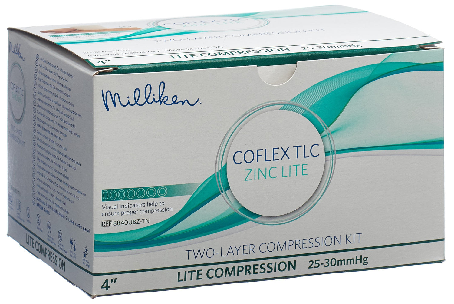 COFLEX Kit Compressothérapie TLC Zinc Lite 10cm 25-30 mmHg | Confort &amp; Soutien