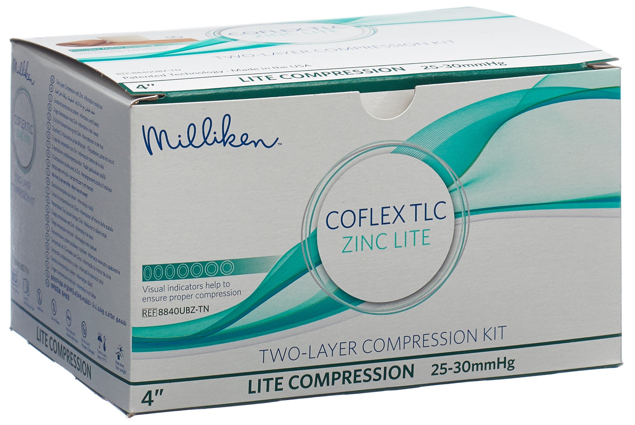 COFLEX Kit Compressothérapie TLC Zinc Lite 10cm 25-30 mmHg | Confort &amp; Soutien