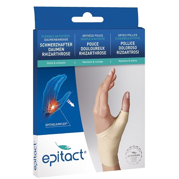 EPITACT Orthese Pouce Souple Soulage Douleur | Taille S 13-15cm