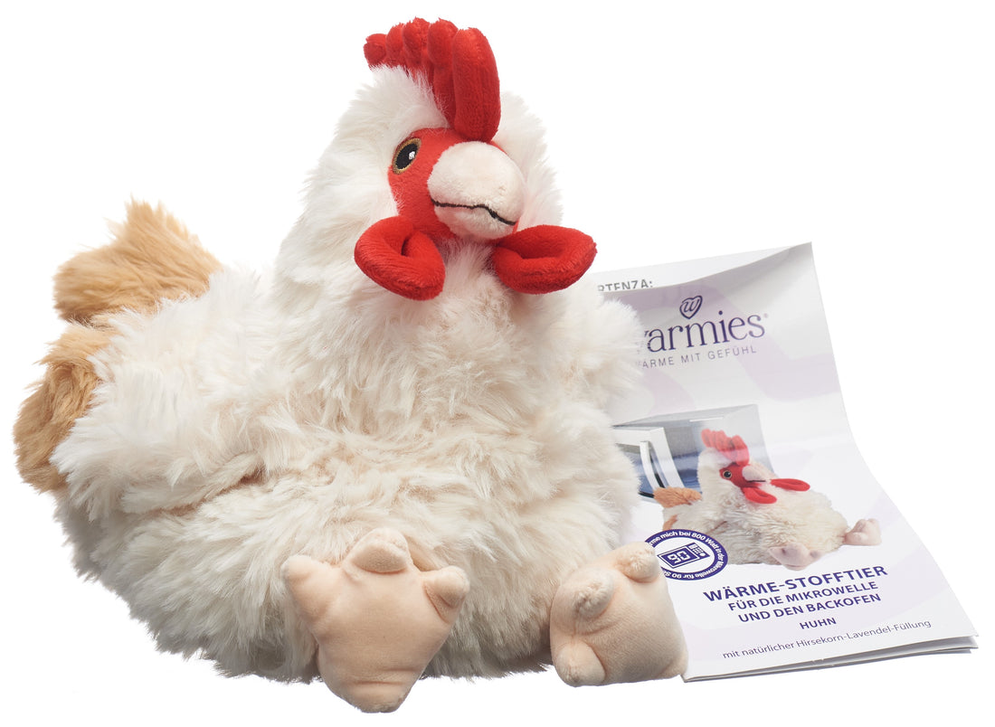 WARMIES peluche réchauffante poule