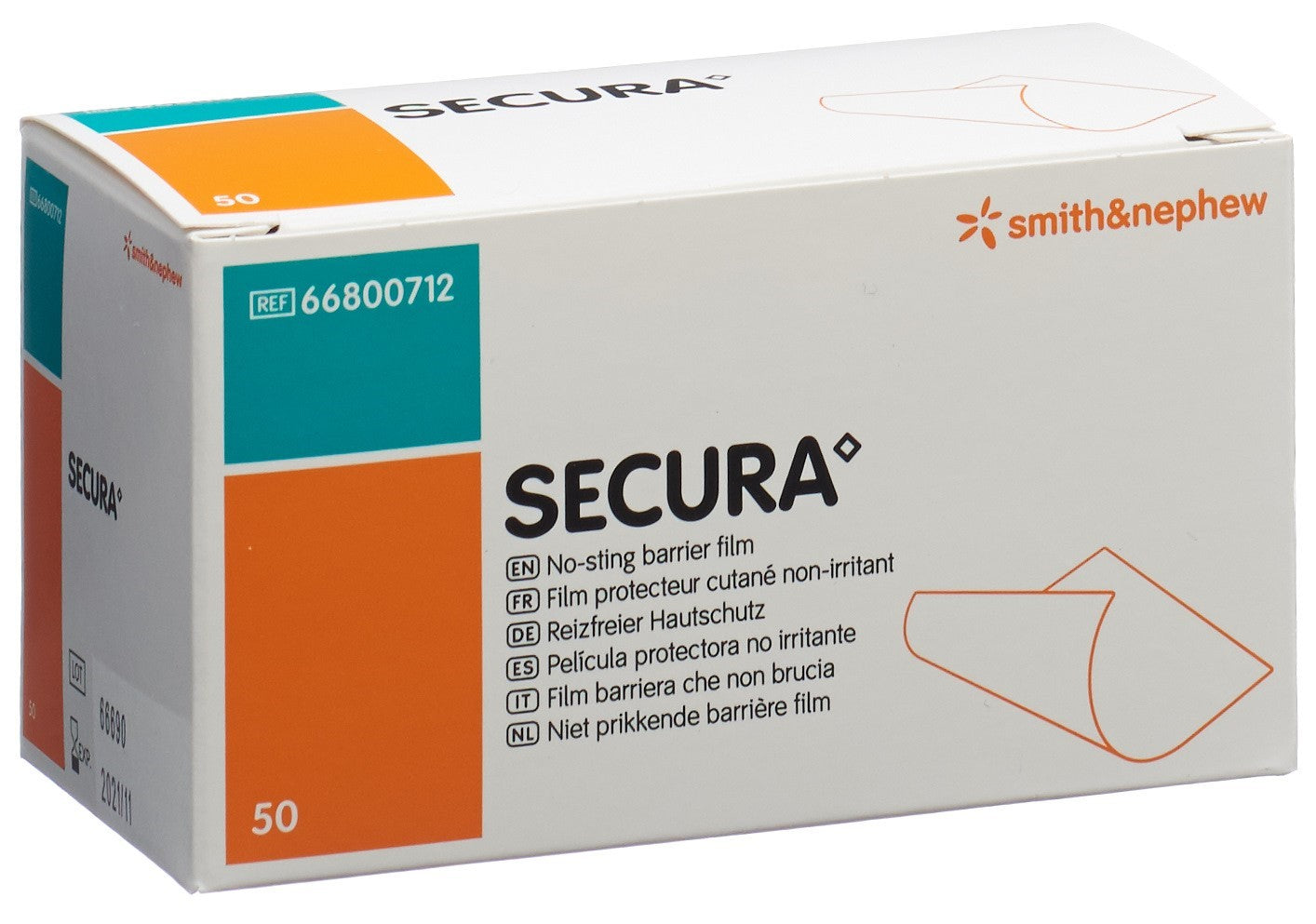 SECURA Lingettes Protection Peau 50 Pièces | Douceur &amp; Confort