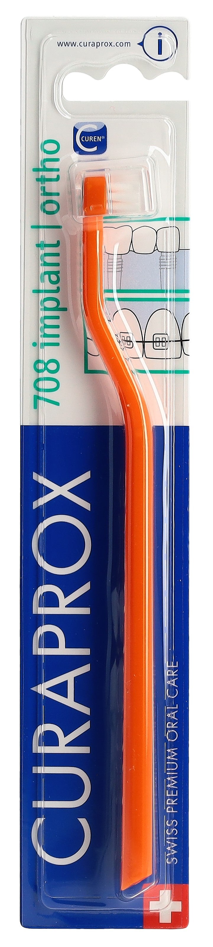 CURAPROX CS 708 Brosse à Dents Implant/Orthodontie | Blister 1 Unité