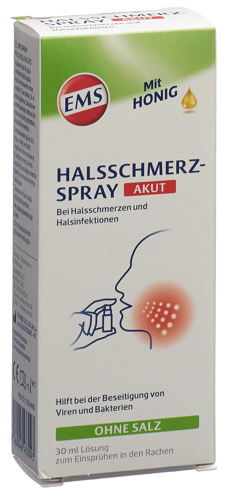 EMS Spray Gorge Aiguë Soulagement Rapide 30 ml