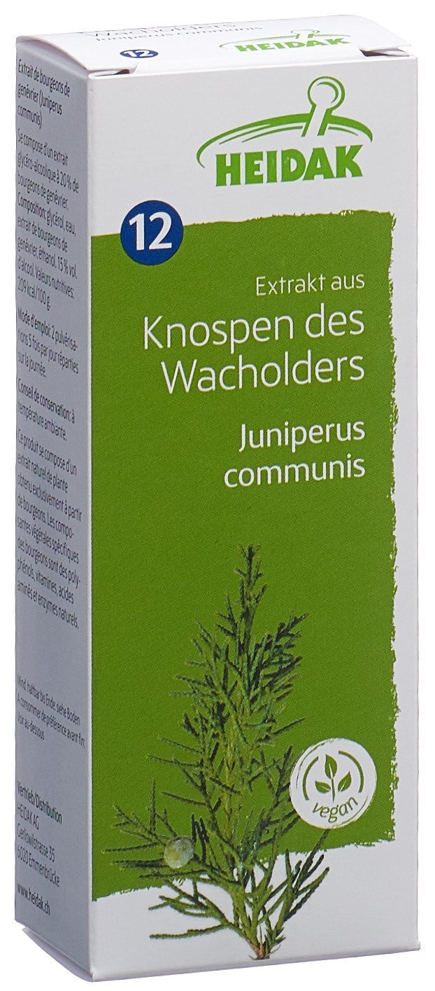 HEIDAK Bourgeon Genévrier Bio 30 ml | Macérât Glycériné