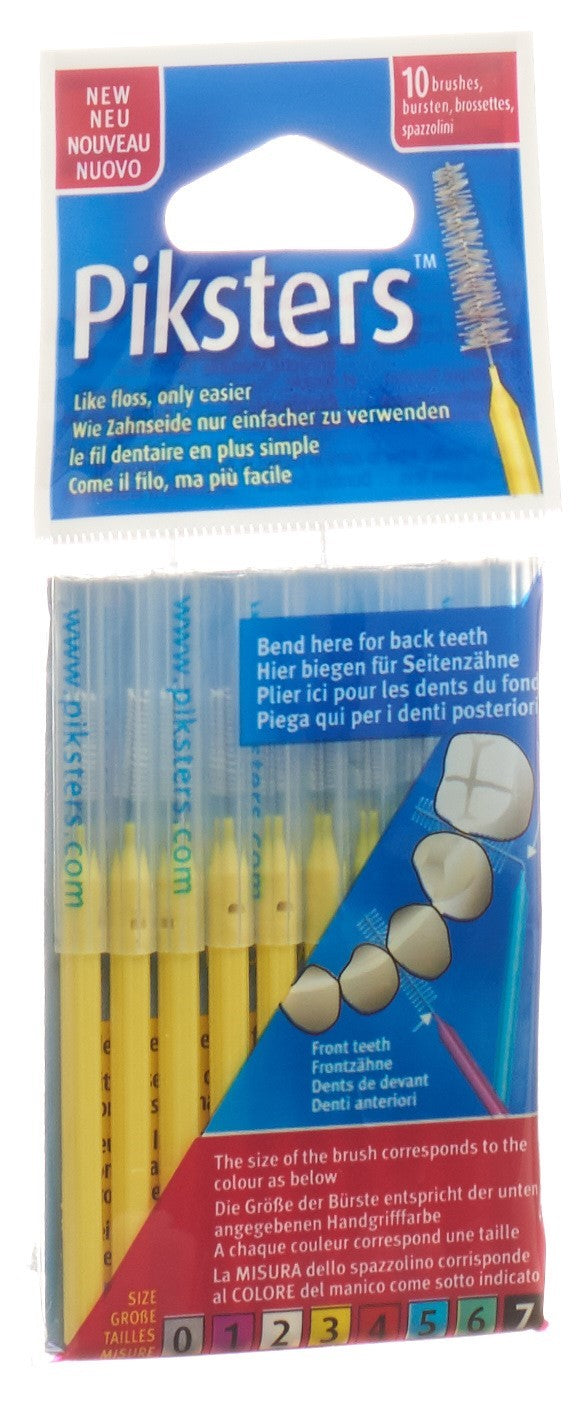 PIKSTERS Brosse Interdentaire 3mm Soin Dentaire 10 Pièces