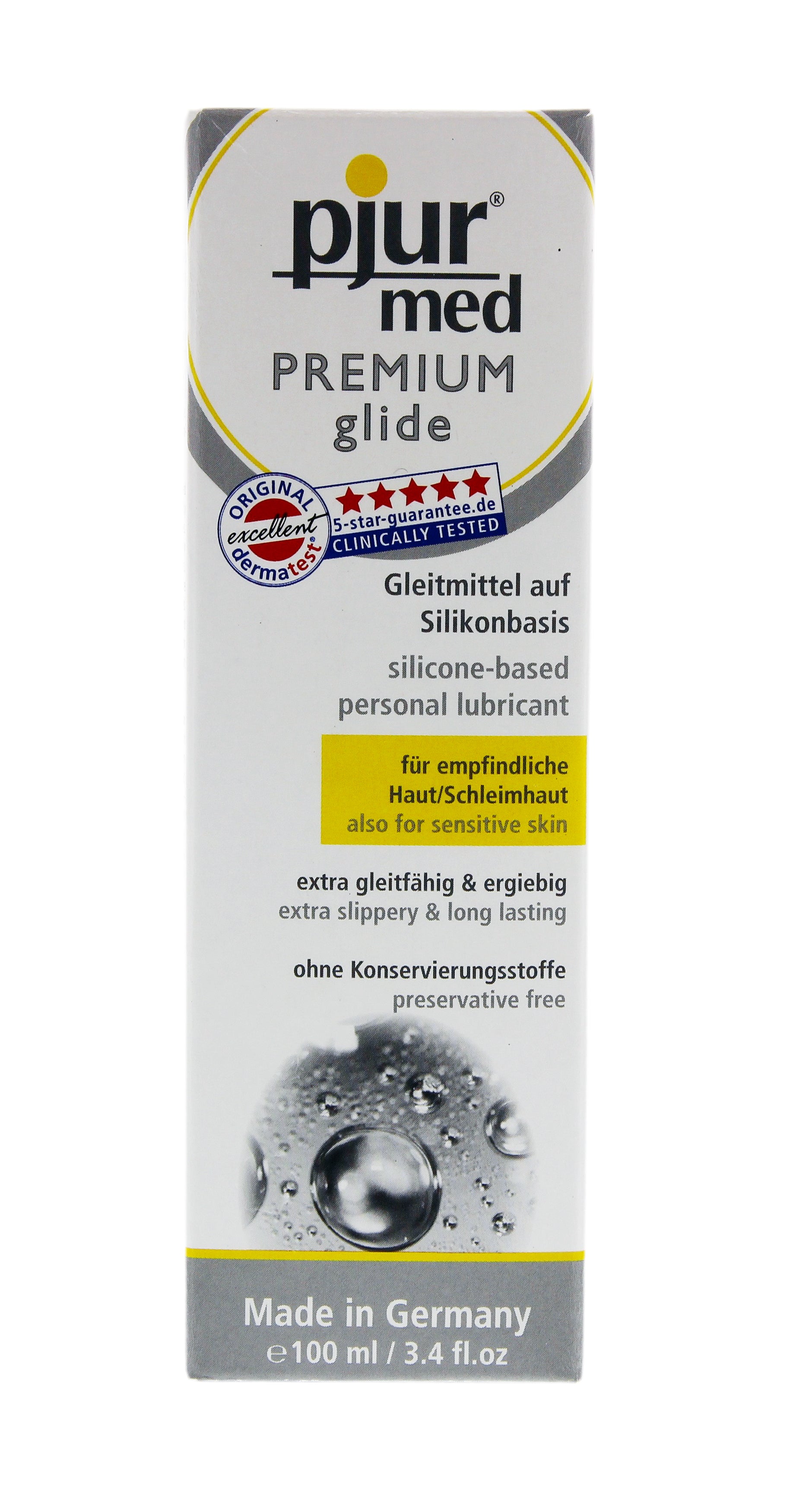 PJUR MED PREMIUM Glide Lubrifiant Intime 100 ml | Confort &amp; Soin