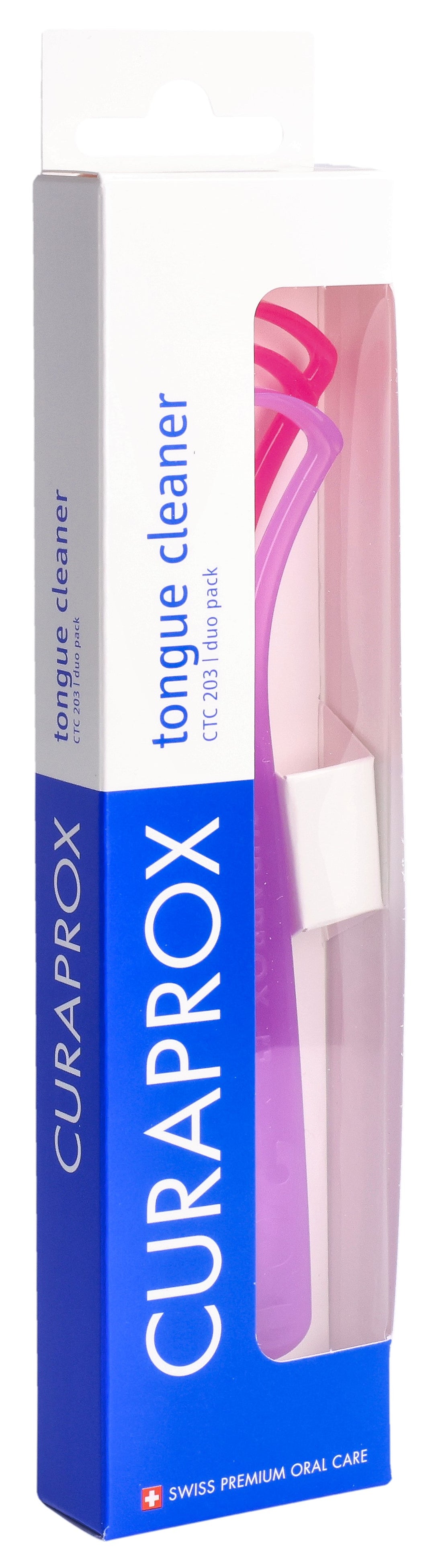 CURAPROX CTC 203 Gratte Langue Duo Hygiène Bucco Dentaire | Efficacité Duo