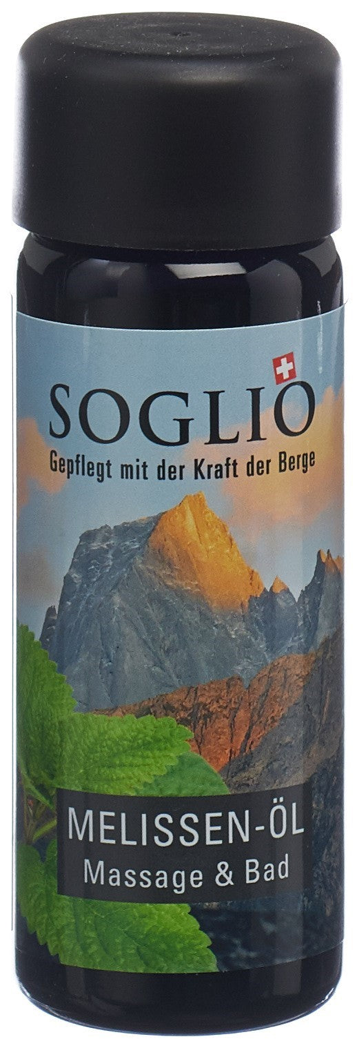 SOGLIO Huile Mélisse Bio Apaisante | 100 ml