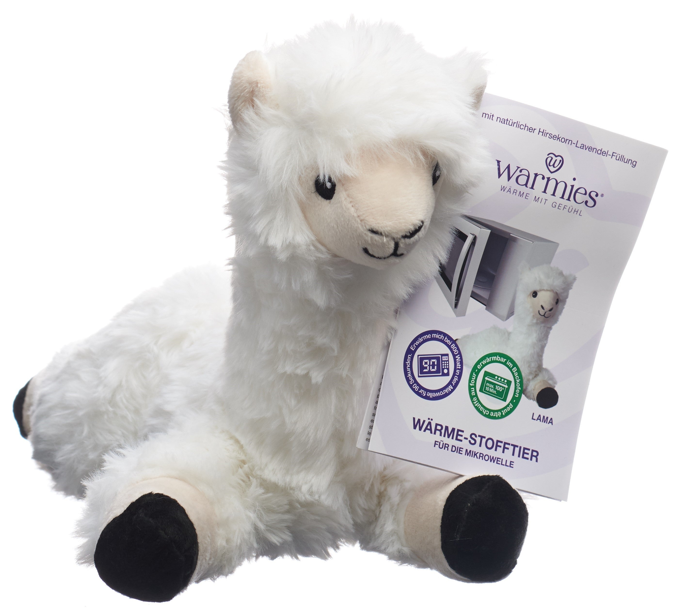 WARMIES peluche réchauffante lama