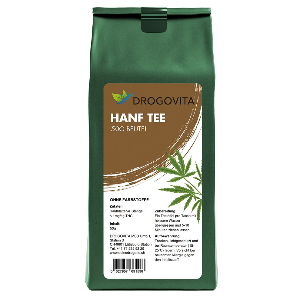 DROGOVITA Infusion Chanvre Bio 50g | Détente &amp; Bien-être