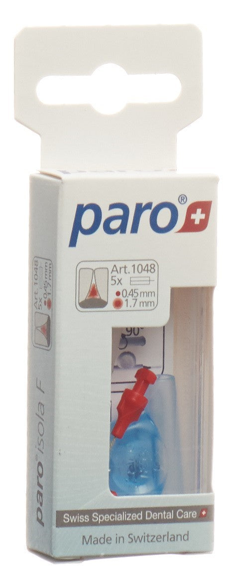PARO Isola F Brossette Interdentaire Rouge 1.7mm | Nettoyage Efficace
