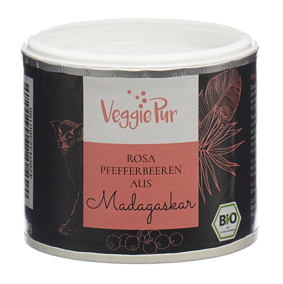VEGGIEPUR Baies de poivre rose bio Madagascar 40 g