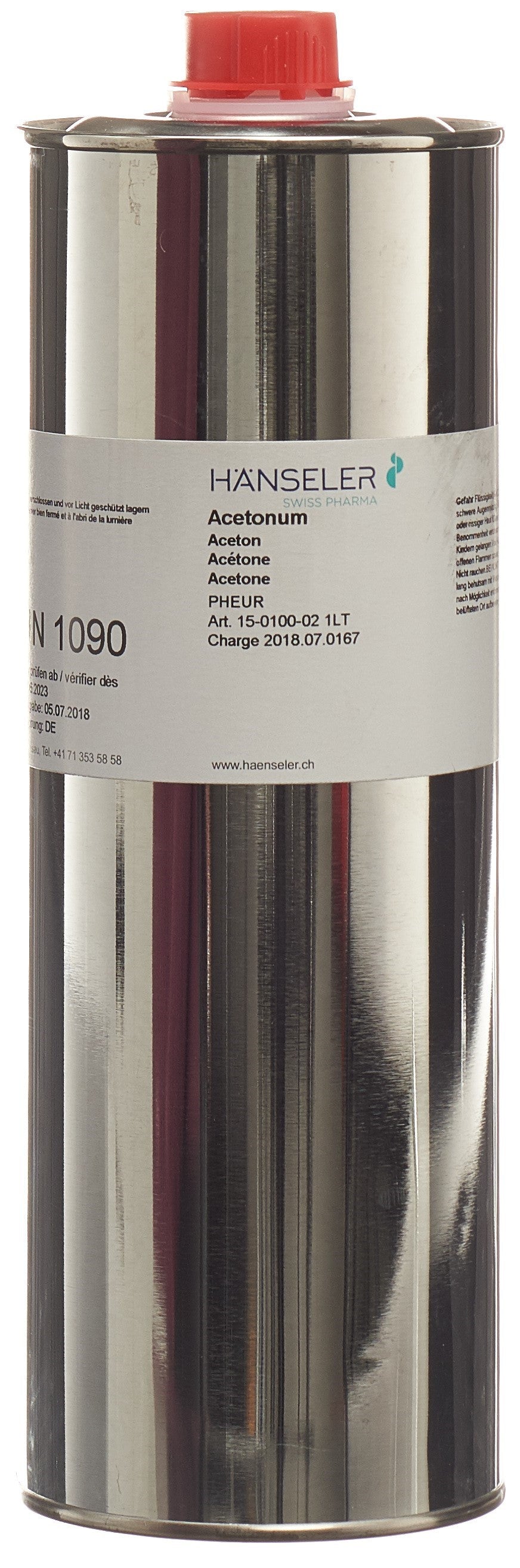 HÄNS Acétone Ph.Eur. Pure 1 L