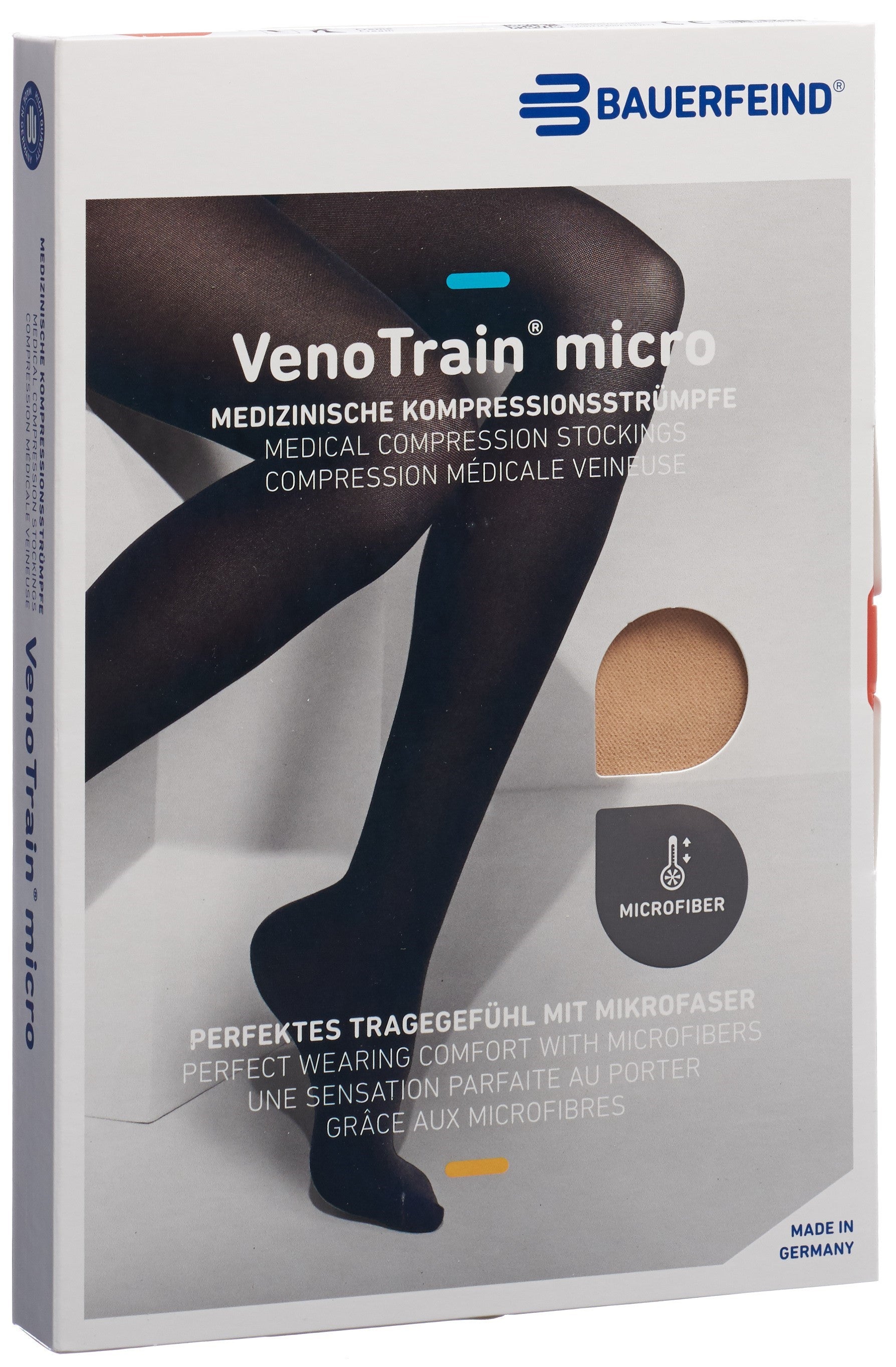 Bauerfeind GenuTrain S Compression Jambières XL Noir | 1 Paire