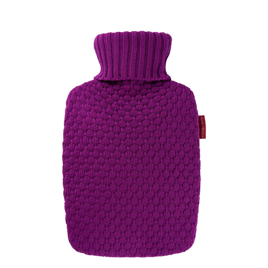 FROSCH Bouillotte PVC Plant 1.8 L Chaleur Douce | Confort Bio Framboise