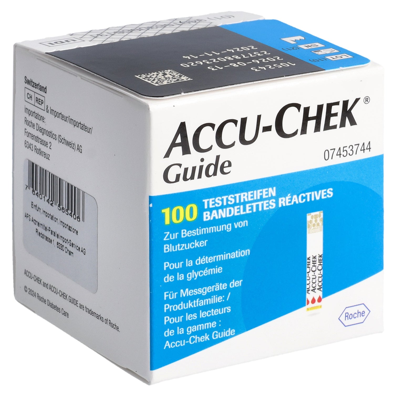 ACCU-CHEK (IP-APS) Guide bandelettes 2 x 50 pce