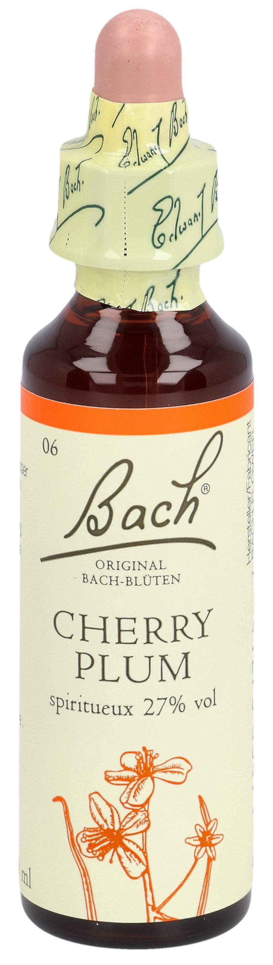 Fleurs de Bach Original Cherry Plum 06 Calme &amp; Sérénité 20 ml
