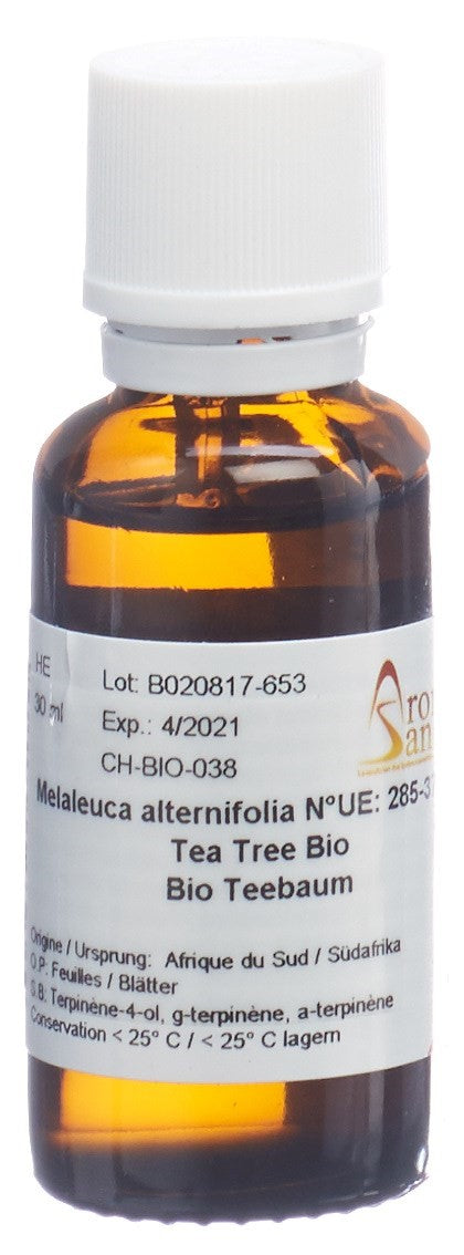 AROMASAN Huile Essentielle Arbre à Thé Bio 30 ml | Purifiante &amp; Apaisante