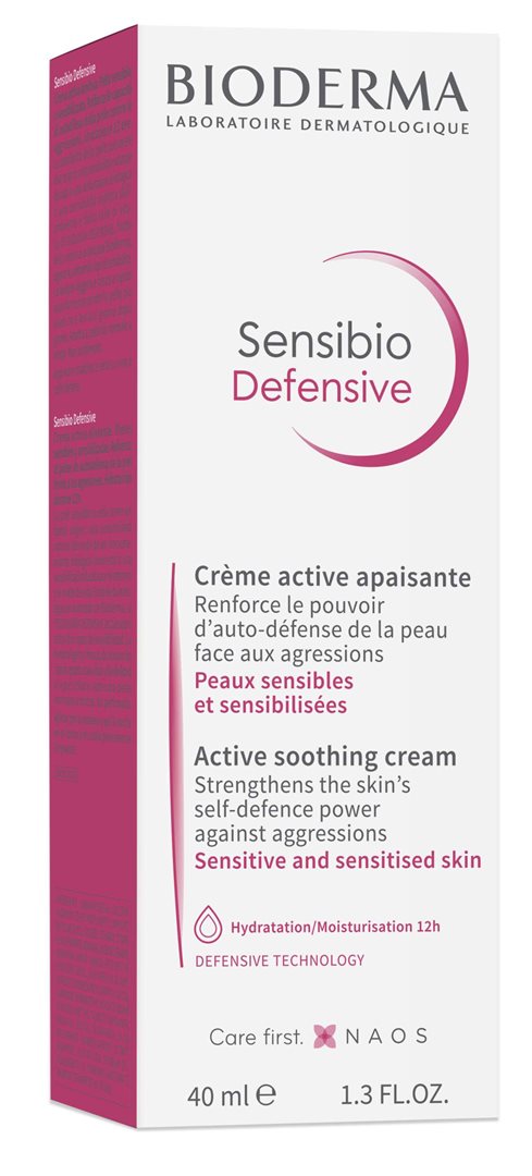 BIODERMA Sensibio Defensive Crème Apaisante Peaux Sensibles 40 ml