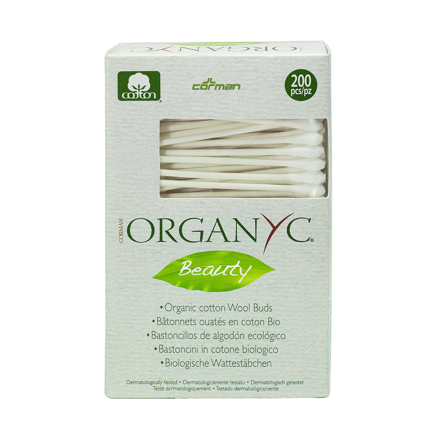 ORGANYC Bâtonnets ouatés Bio 200 pièces | Soin Hygiène Douceur